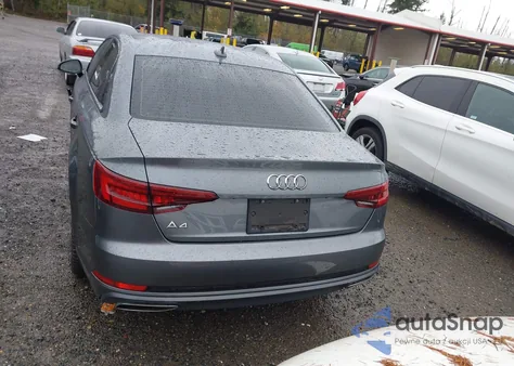 2019 Audi A4 40 Premium из США, поврежденный, VIN WAUGMAF44KN011606